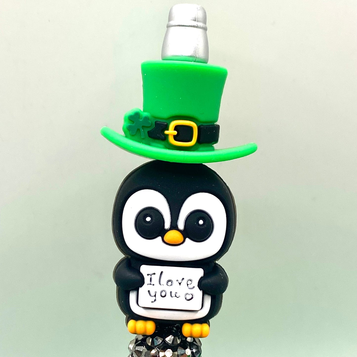 Hat Full of Luck 3D Silicone Focal Beads