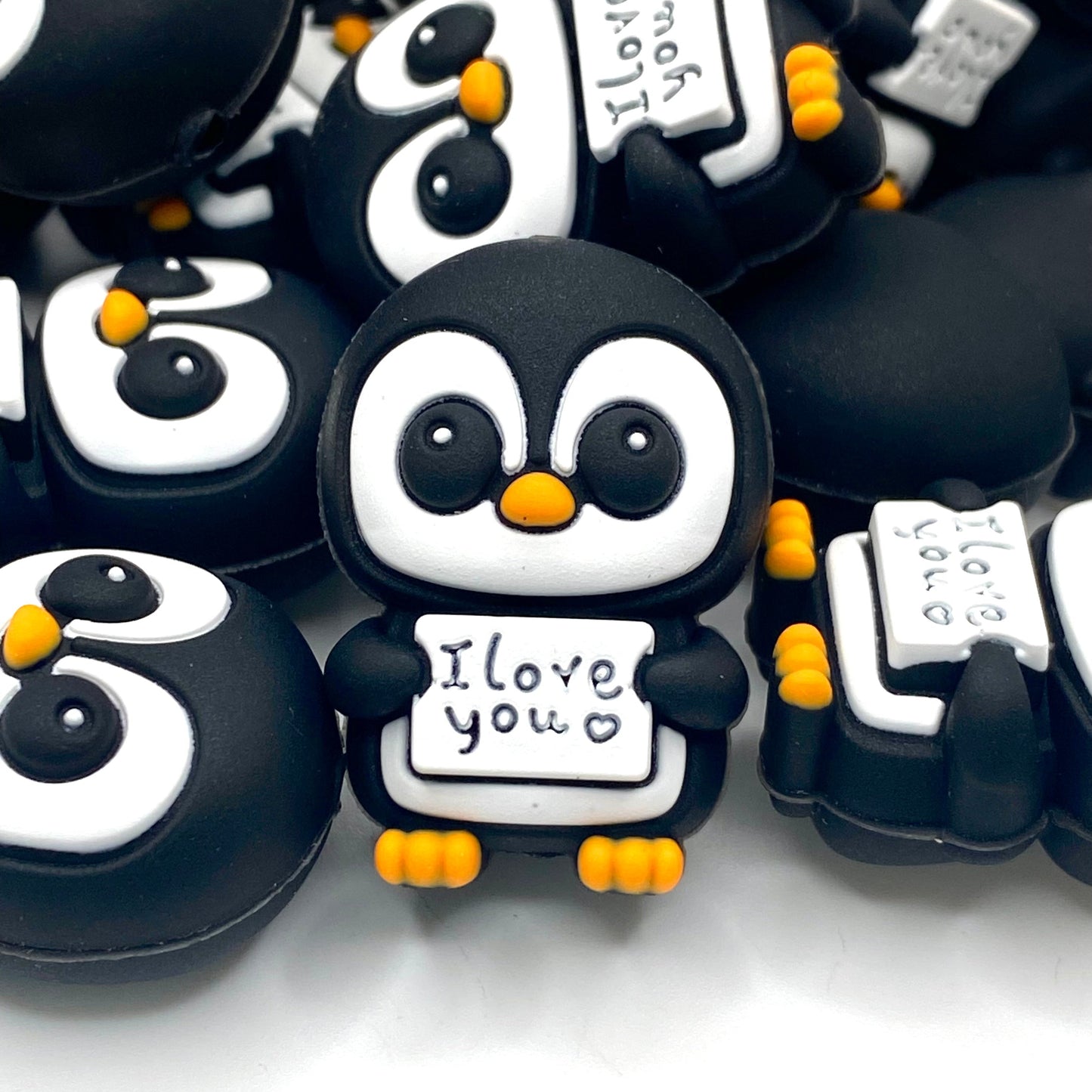 I’m Flippin’ Smitten 3D Silicone Focal Beads