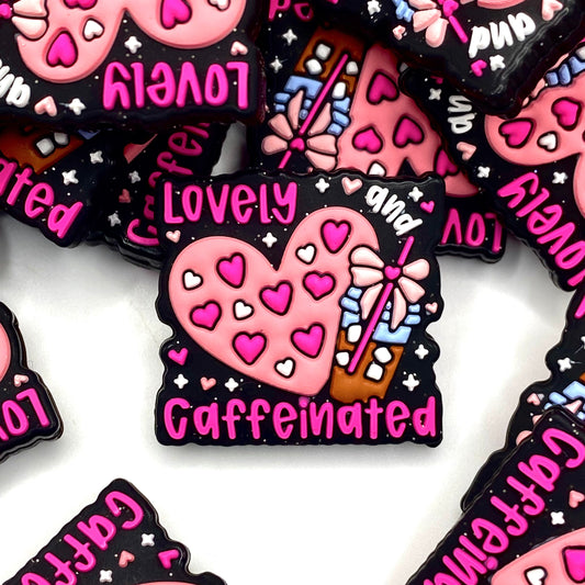 Lovely & Caffeinated Silicone Focal Beads