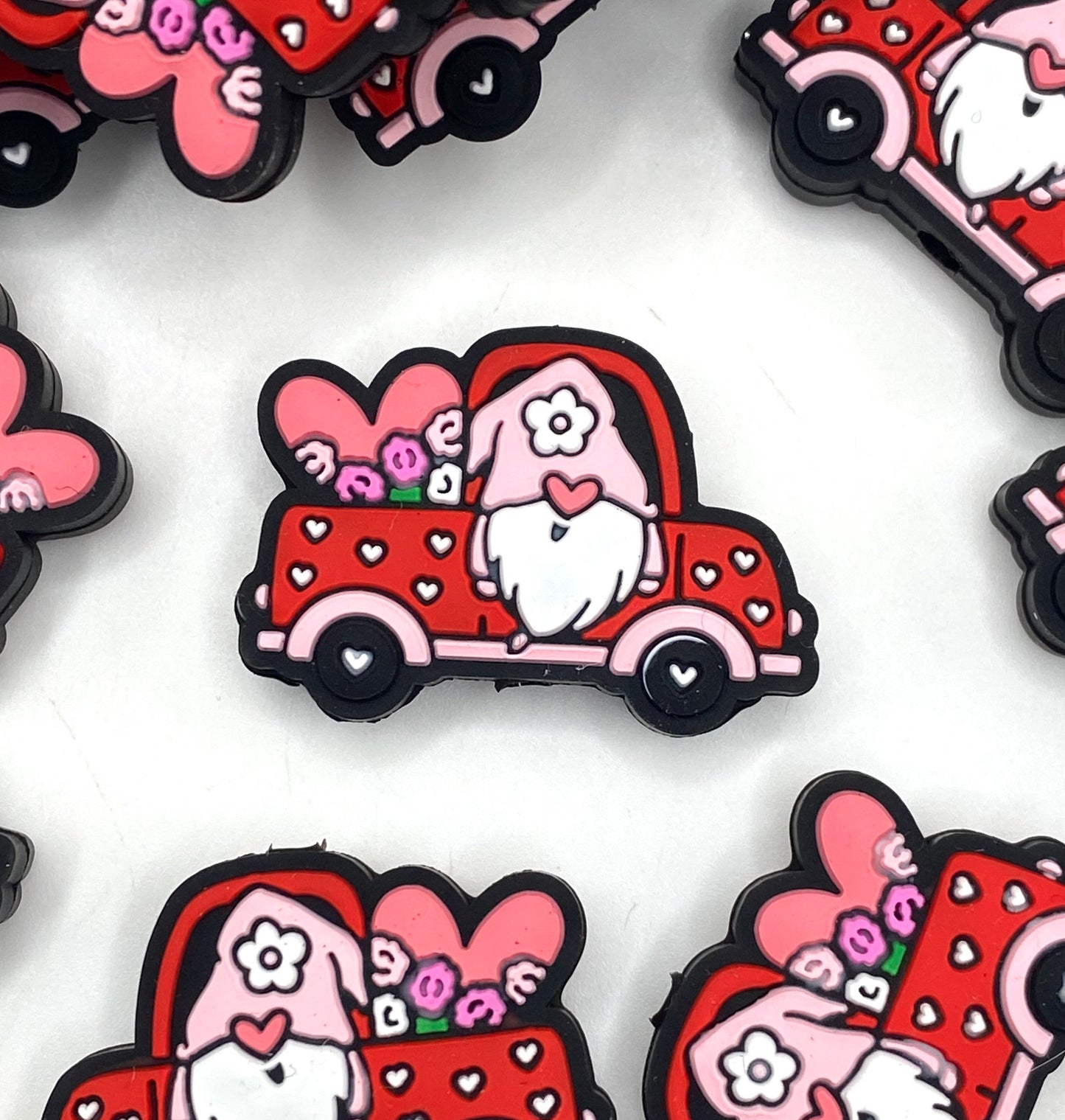 Gnome Cruising for Love Silicone Focal Beads