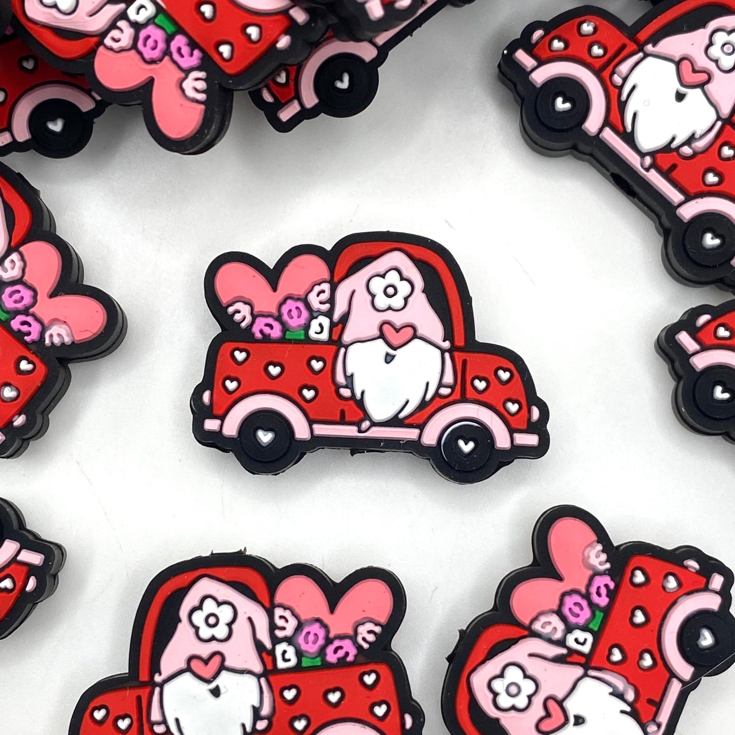 Gnome Cruising for Love Silicone Focal Beads