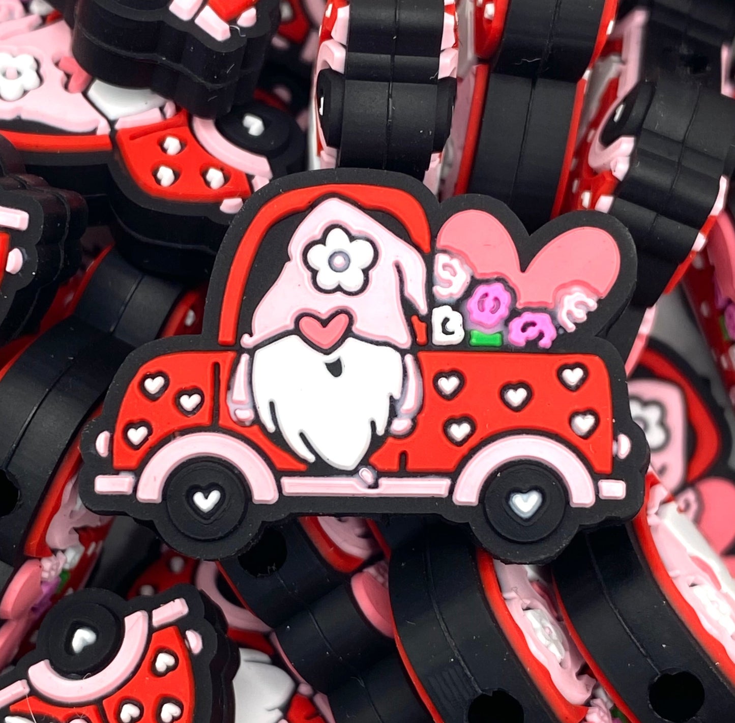 Gnome Cruising for Love Silicone Focal Beads