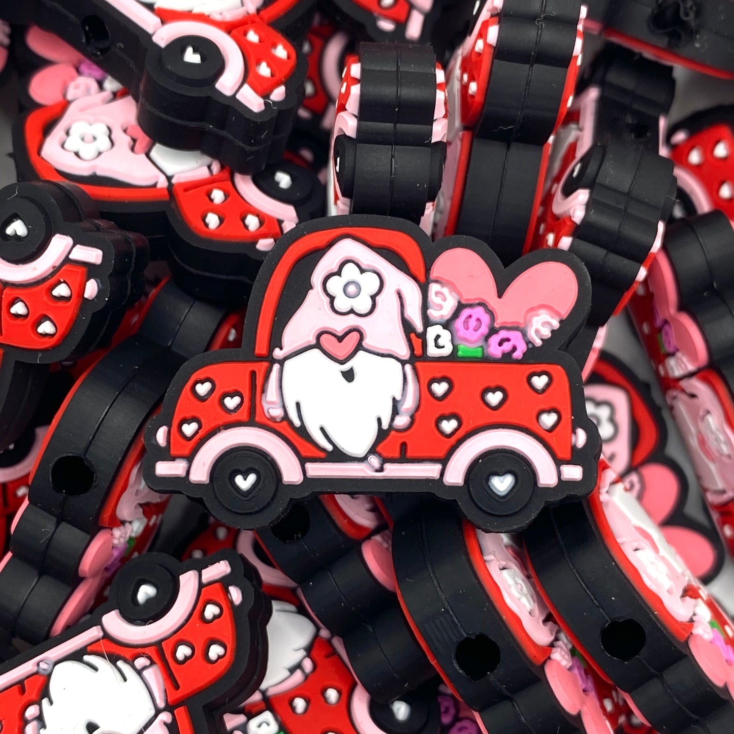 Gnome Cruising for Love Silicone Focal Beads