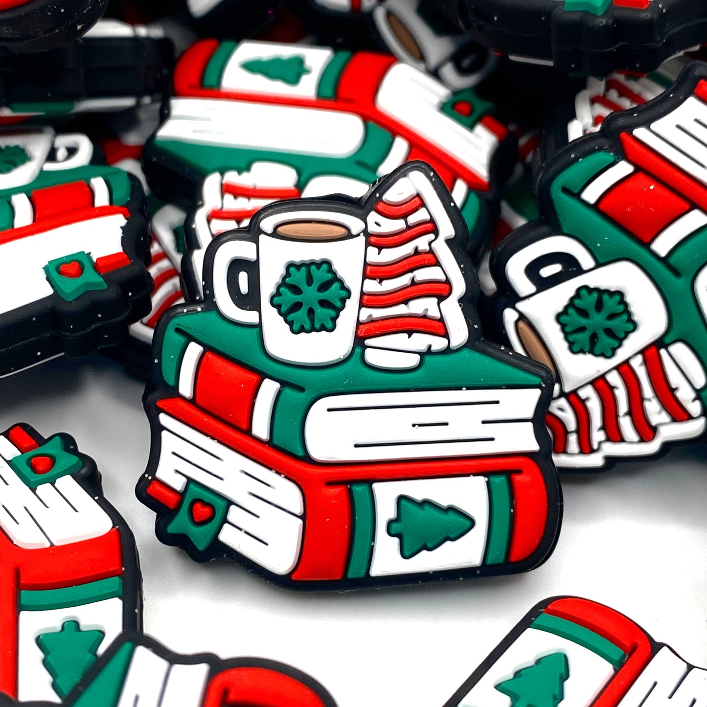 Tis the Season to Read Silicone Focal Beads