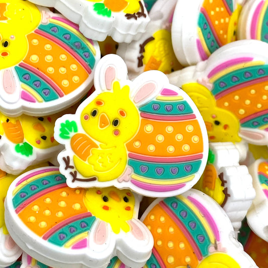 Egg-cited for Easter! Silicone Focal Beads