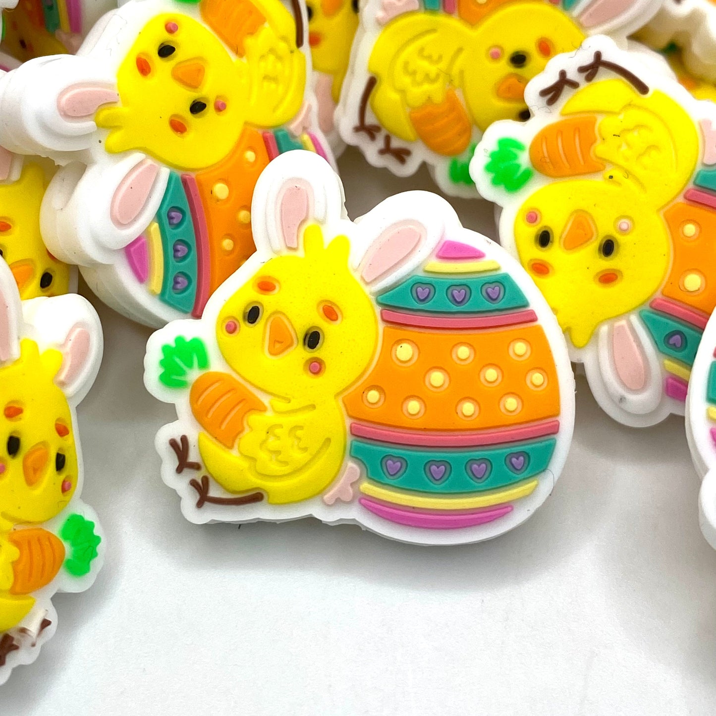 Egg-cited for Easter! Silicone Focal Beads