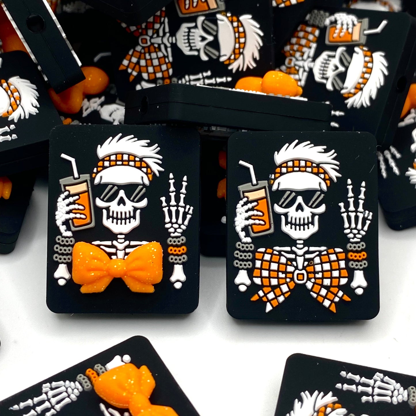 Messy Hair, Don’t Care 3D Silicone Focal Beads