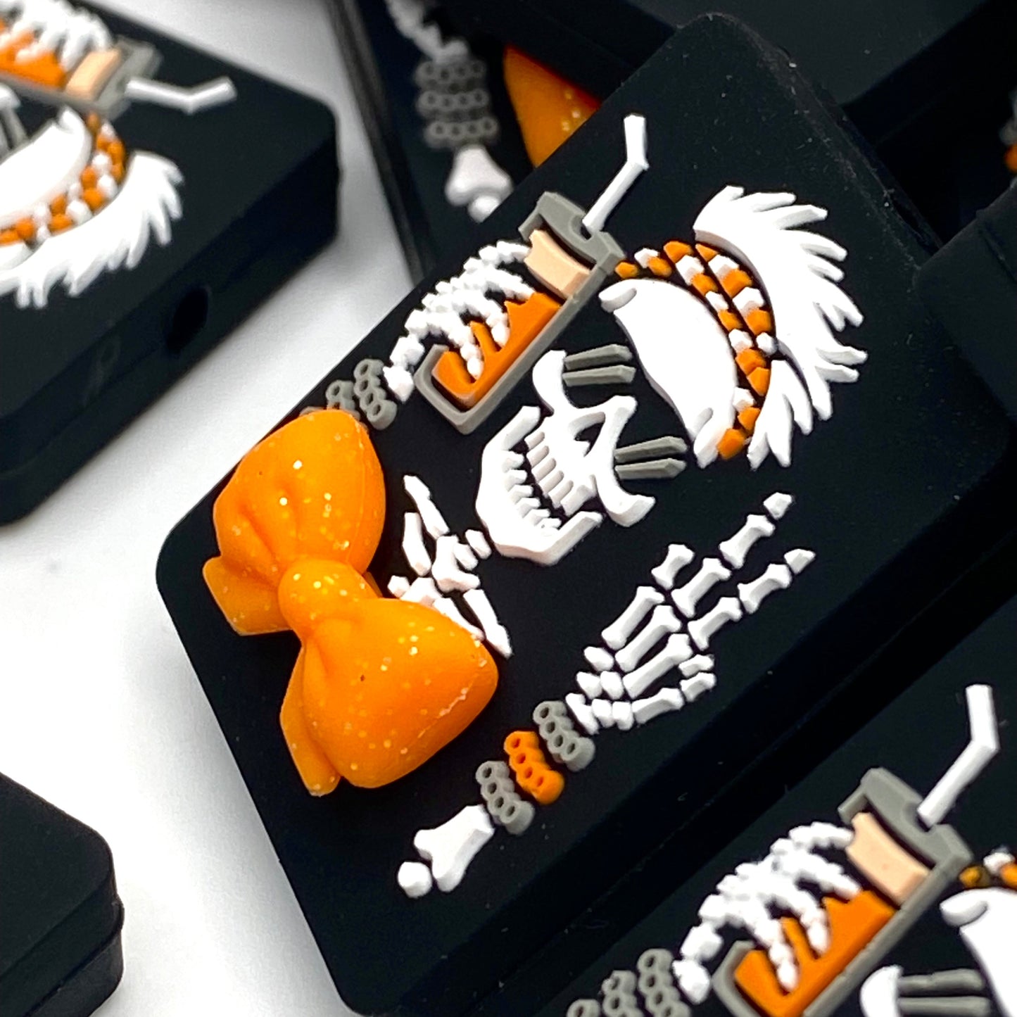 Messy Hair, Don’t Care 3D Silicone Focal Beads