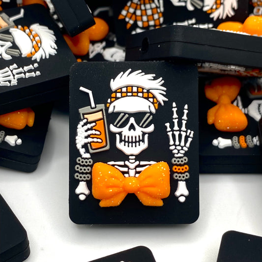 Messy Hair, Don’t Care 3D Silicone Focal Beads