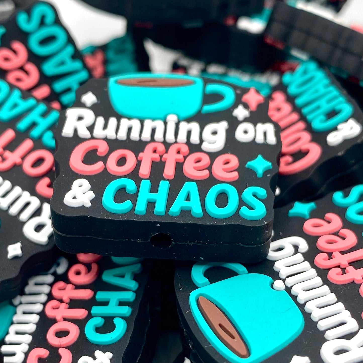 Running on Coffee & Chaos 2.0 Silicone Focal Beads