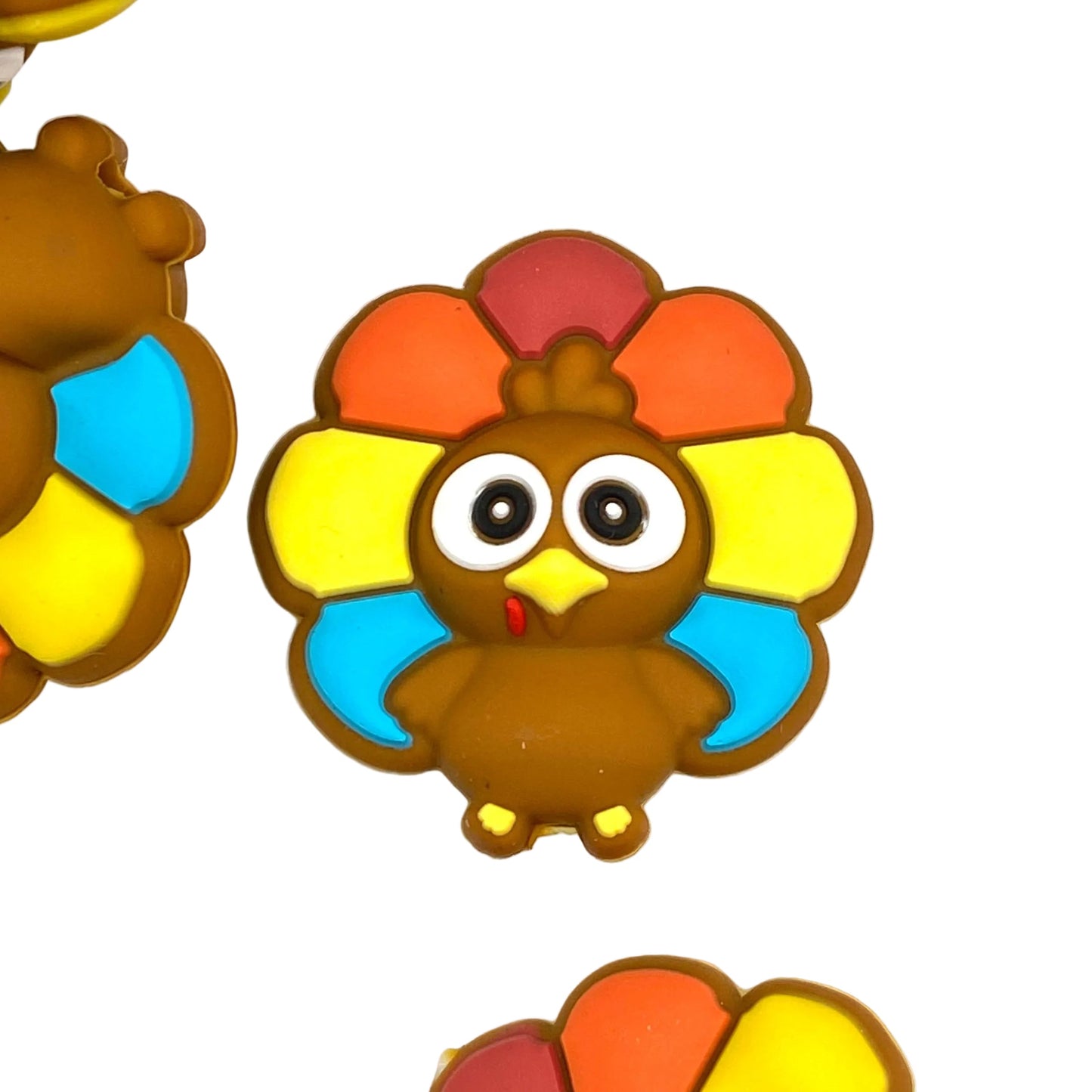 Winner Winner Turkey Dinner 3D Silicone Focal Beads
