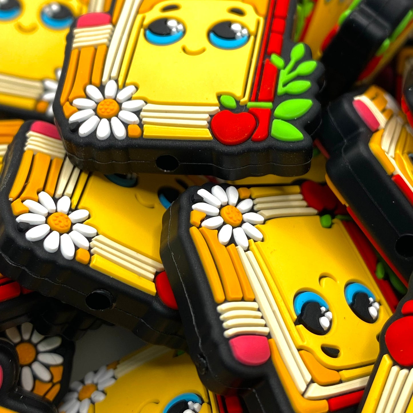 Written Under Pressure Silicone Focal Beads