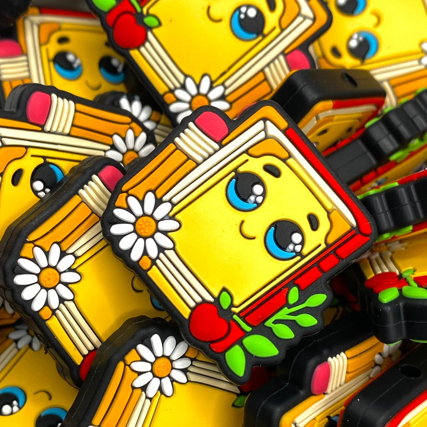 Written Under Pressure Silicone Focal Beads