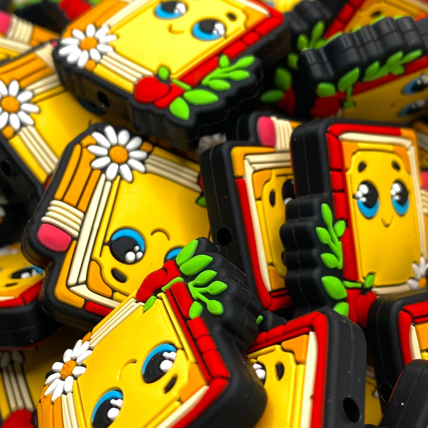 Written Under Pressure Silicone Focal Beads