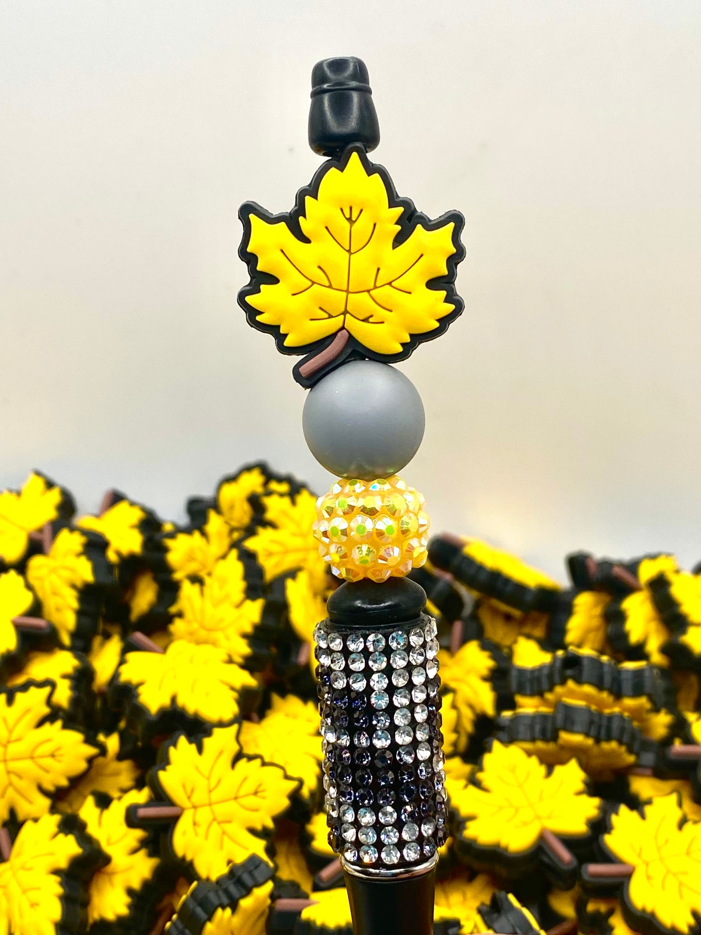 Leaves Are Falling, Autumn Is Calling Silicone Focal Beads