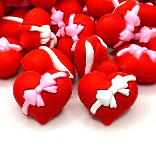 Wrapped in Love 3D Silicone Focal Beads