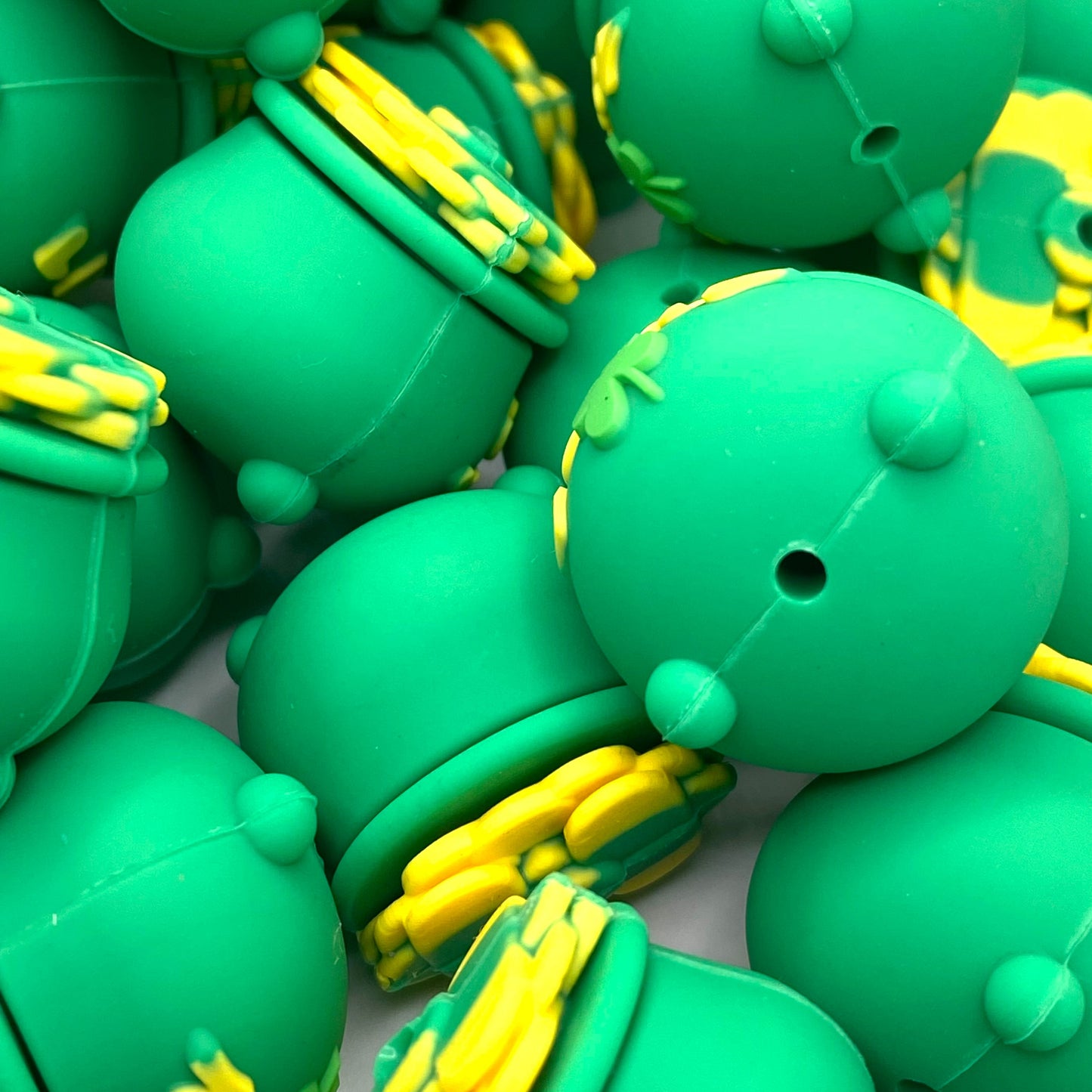 Lucky Jackpot 3D Silicone Focal Beads