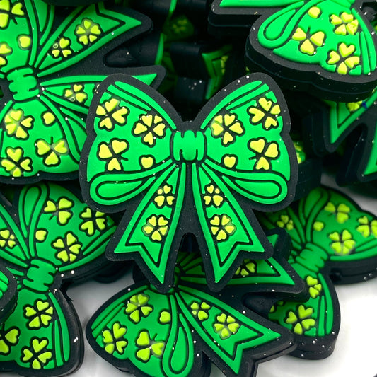 Clover Cutie Silicone Focal Beads