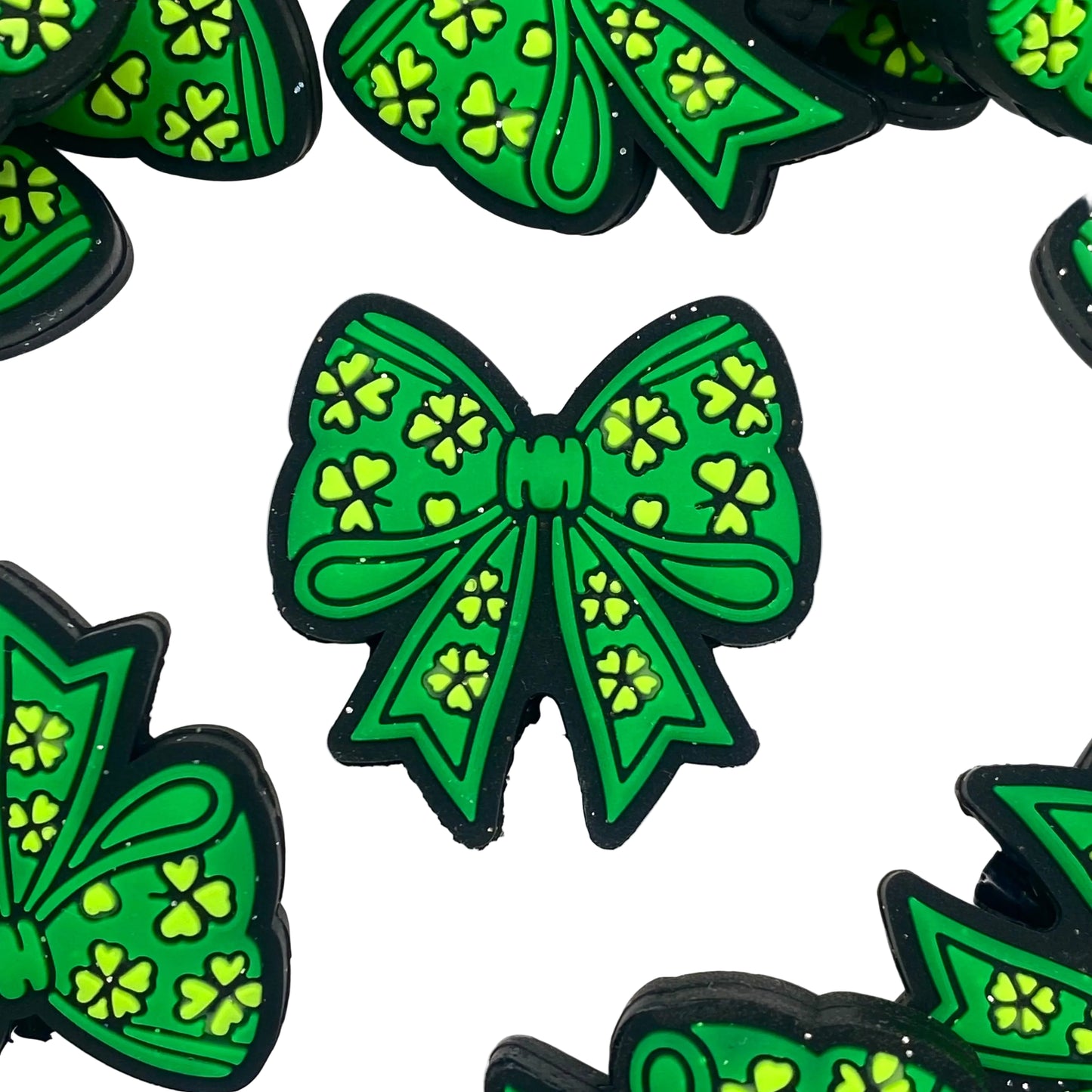 Clover Cutie Silicone Focal Beads