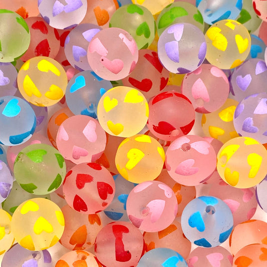 Full of Love Acrylic Beads