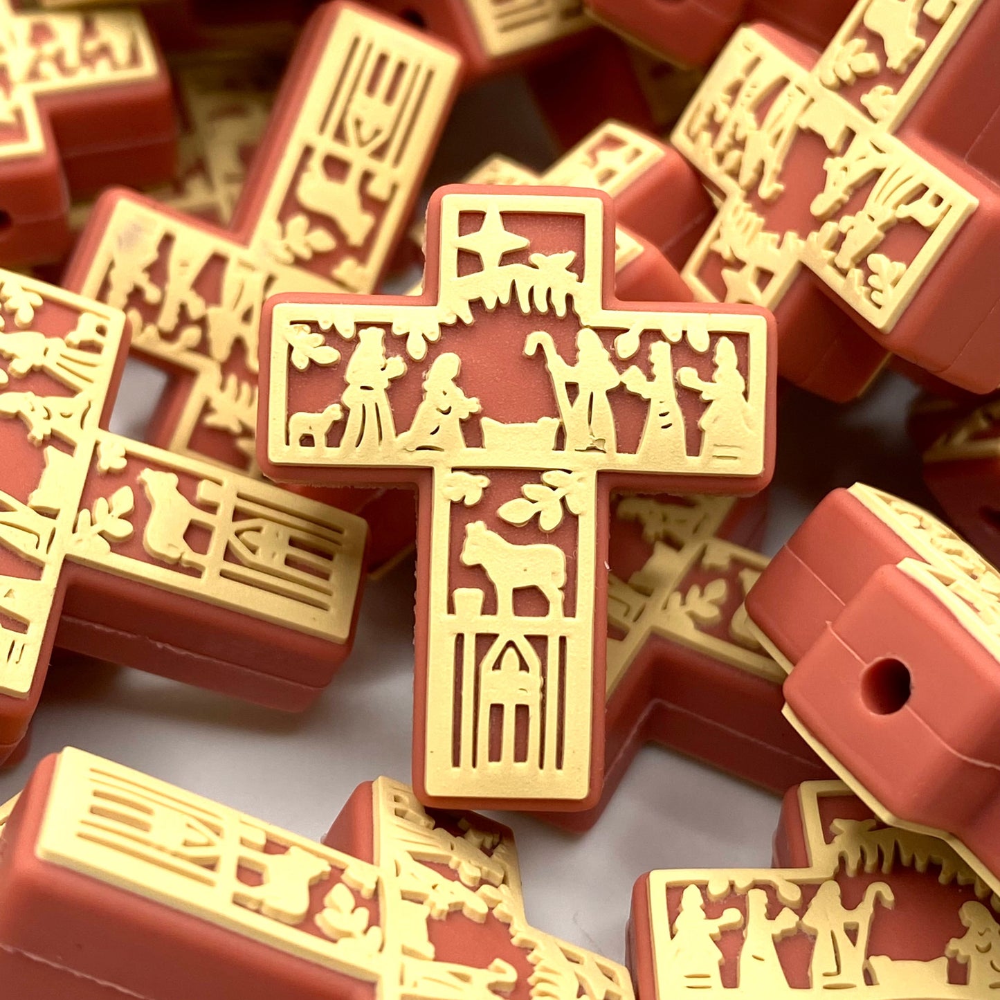 Pray. Trust. Believe. Silicone Focal Beads