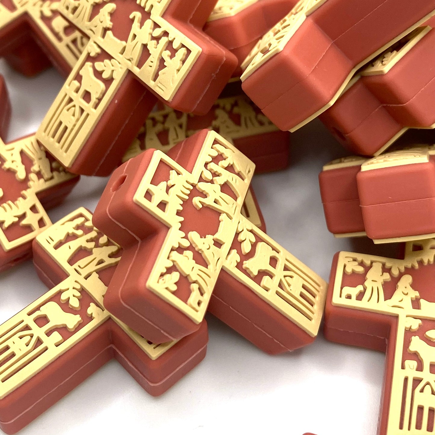 Pray. Trust. Believe. Silicone Focal Beads