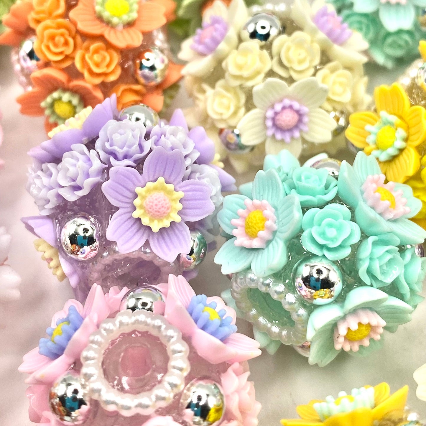 Enigmatic Blooms Fancy Beads