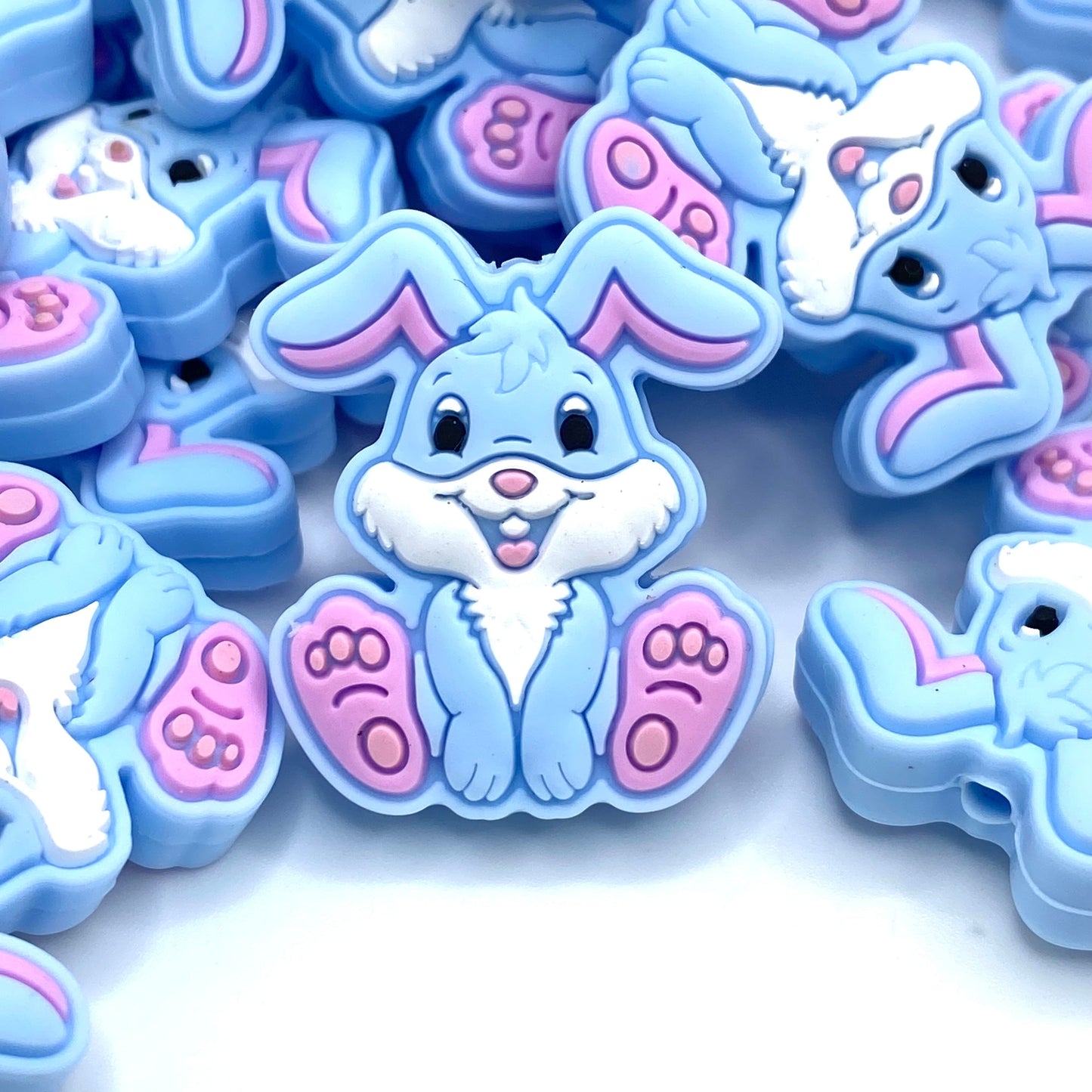 Hops The Bunny Silicone Focal Beads