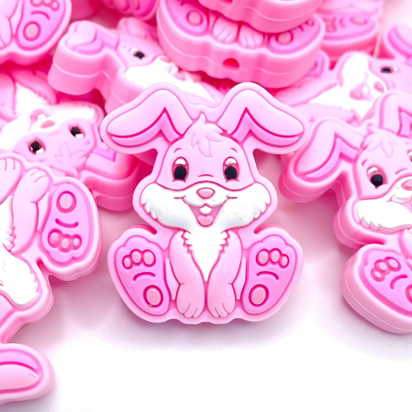 Hops The Bunny Silicone Focal Beads