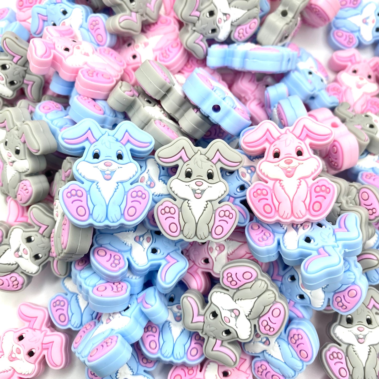 Hops The Bunny Silicone Focal Beads