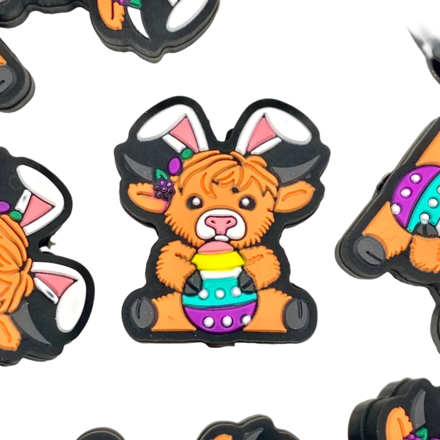 Spring Moo-gic Silicone Focal Beads