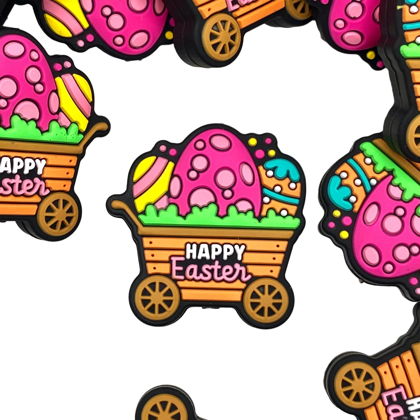 Happy Easter 5.0 Silicone Focal Beads