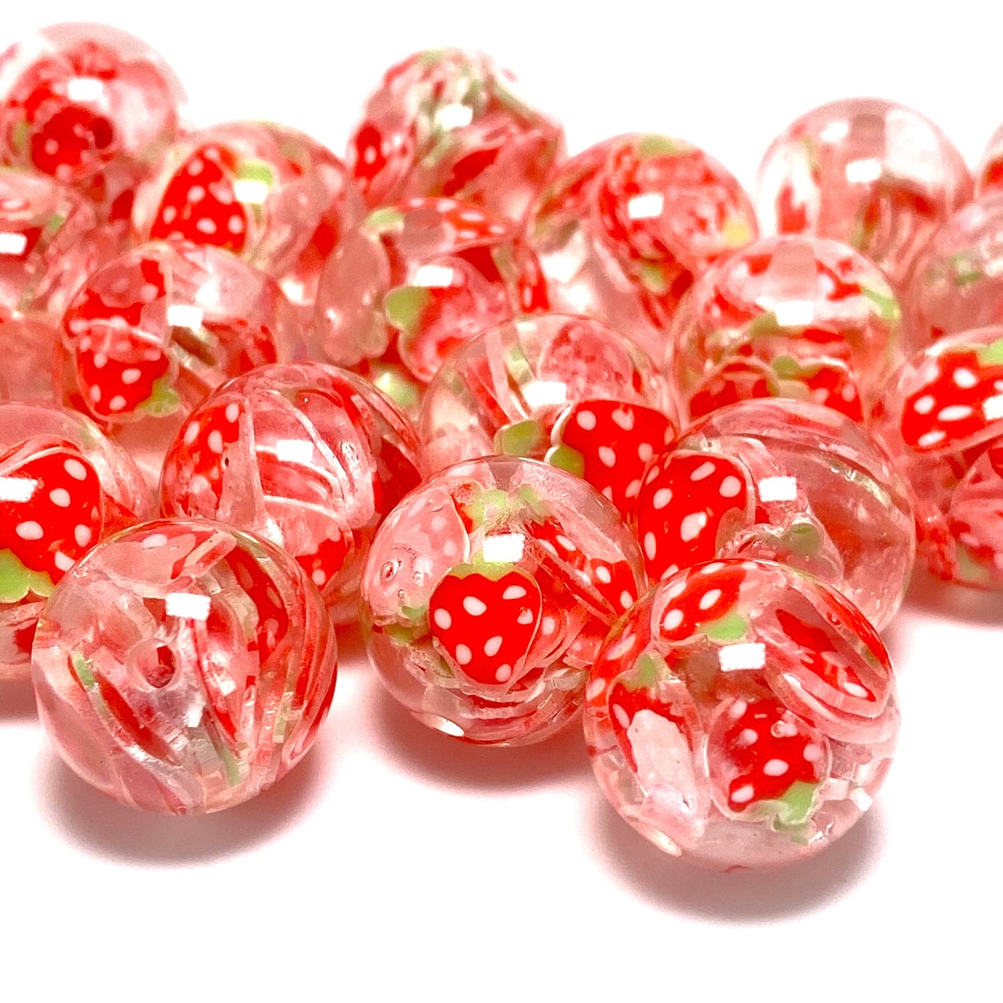 Sweet Like Watermelon Acrylic Beads