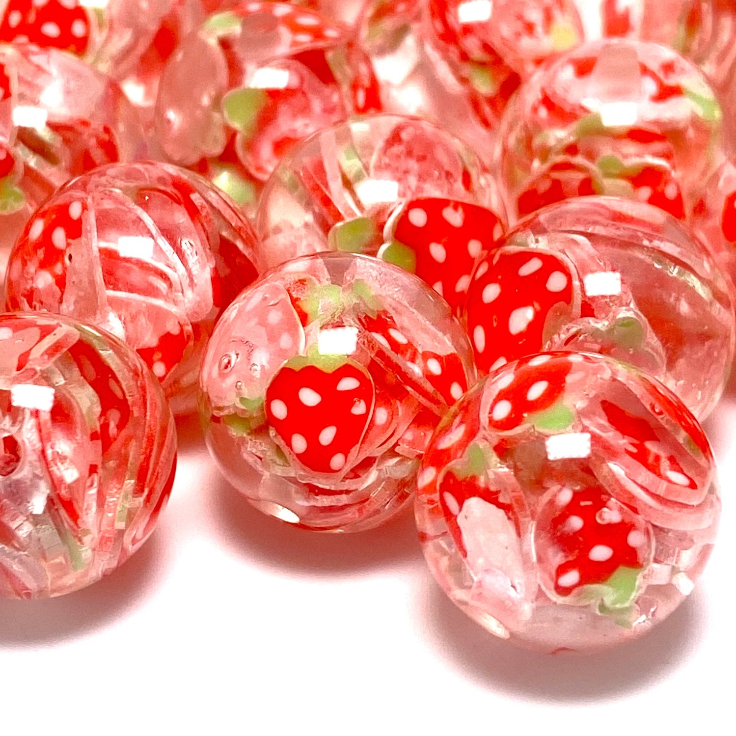 Sweet Like Watermelon Acrylic Beads