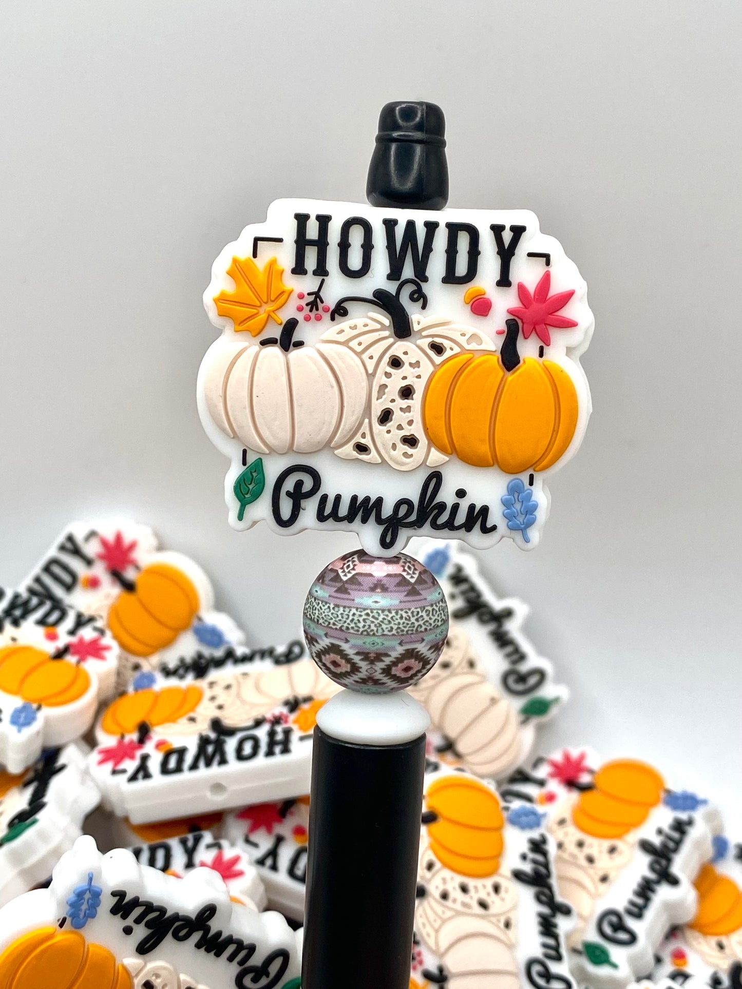 Howdy Pumpkin 2.0 Silicone Focal Beads