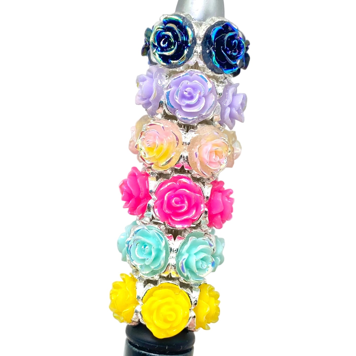 Small Rose, Big Charm Fancy Spacer Beads
