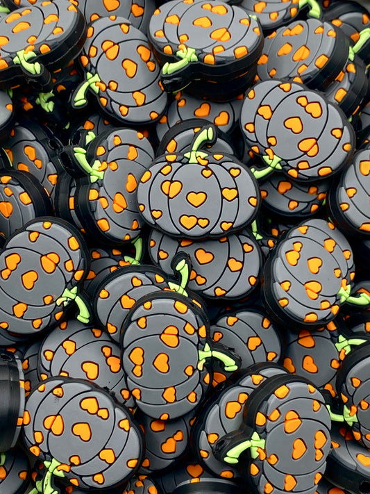 A Pumpkin A Day Keeps The Goblin Away PVC Focal Beads