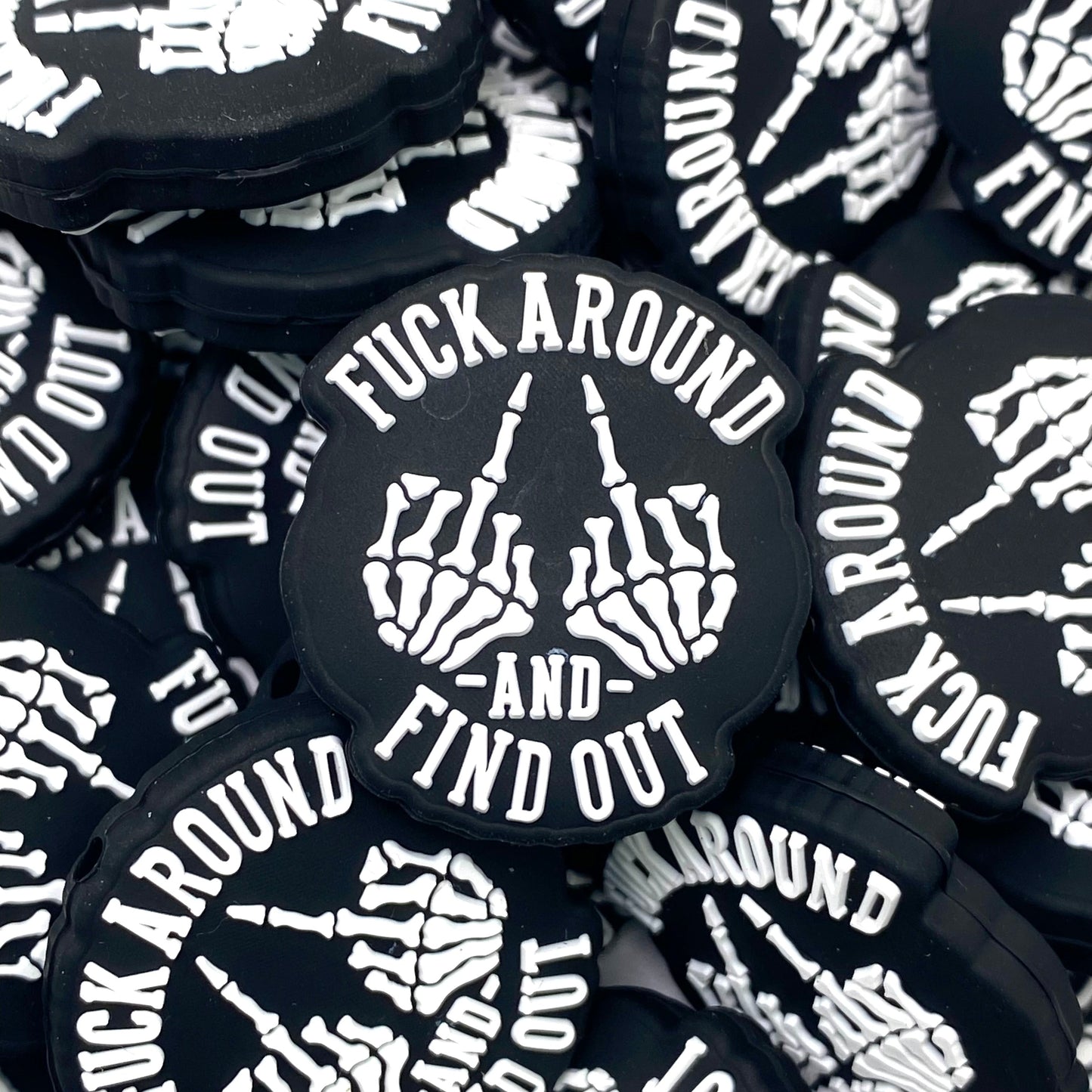 Fuck Around and Find Out Silicone Focal Beads