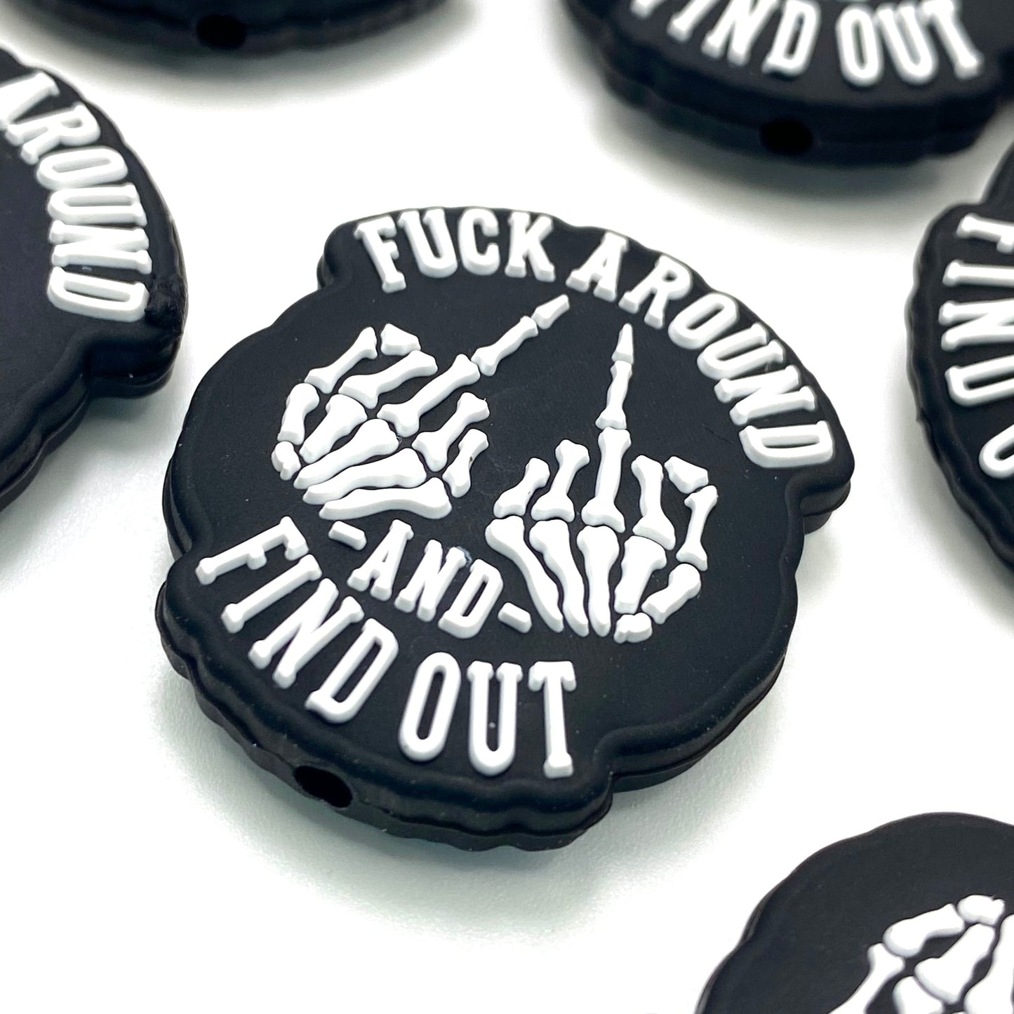 Fuck Around and Find Out Silicone Focal Beads