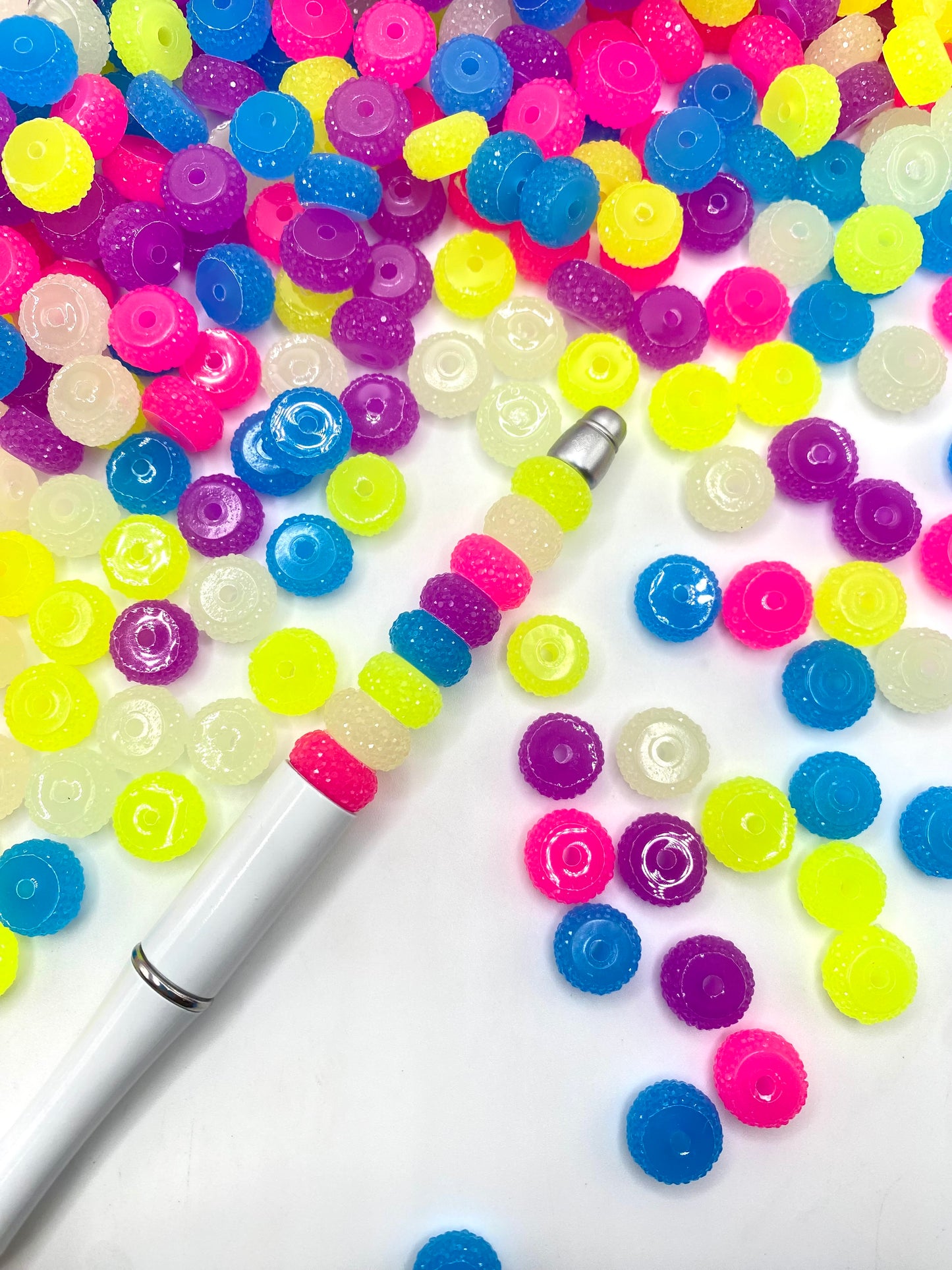 I Prefer Living In Color Luminous Spacer Beads