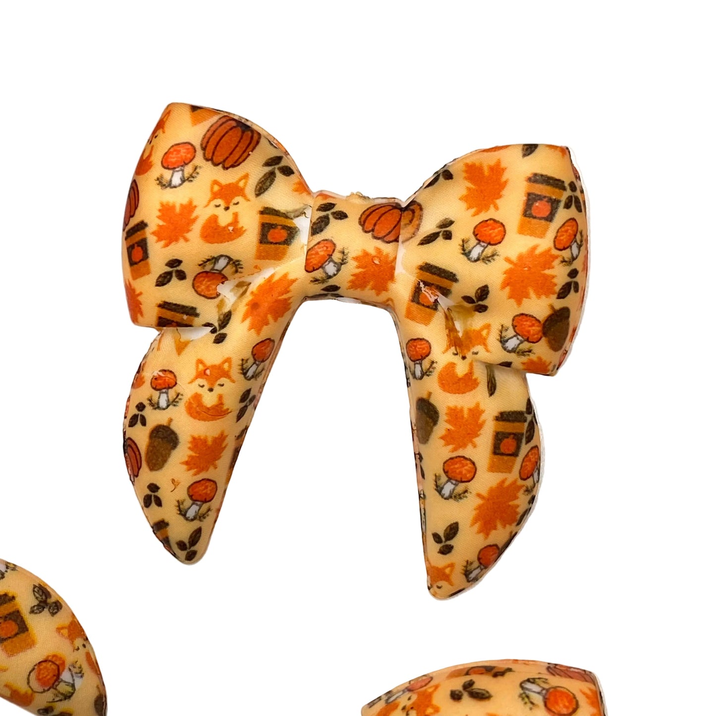 Cozy Fox Season 3D Silicone Focal Beads