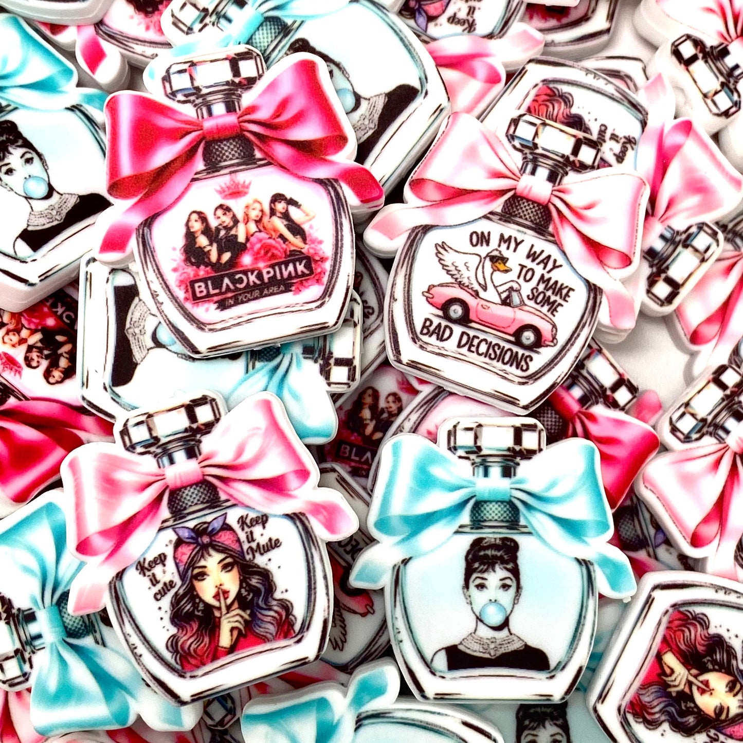 Wrapped in fragrance Silicone Focal Beads
