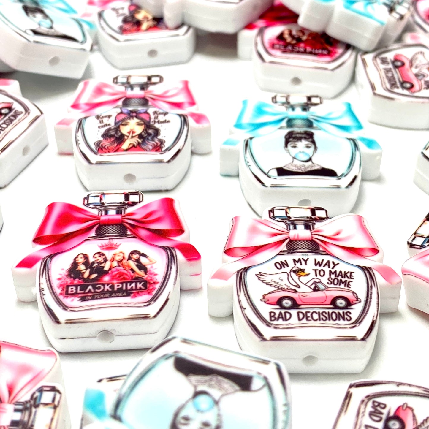 Wrapped in fragrance Silicone Focal Beads