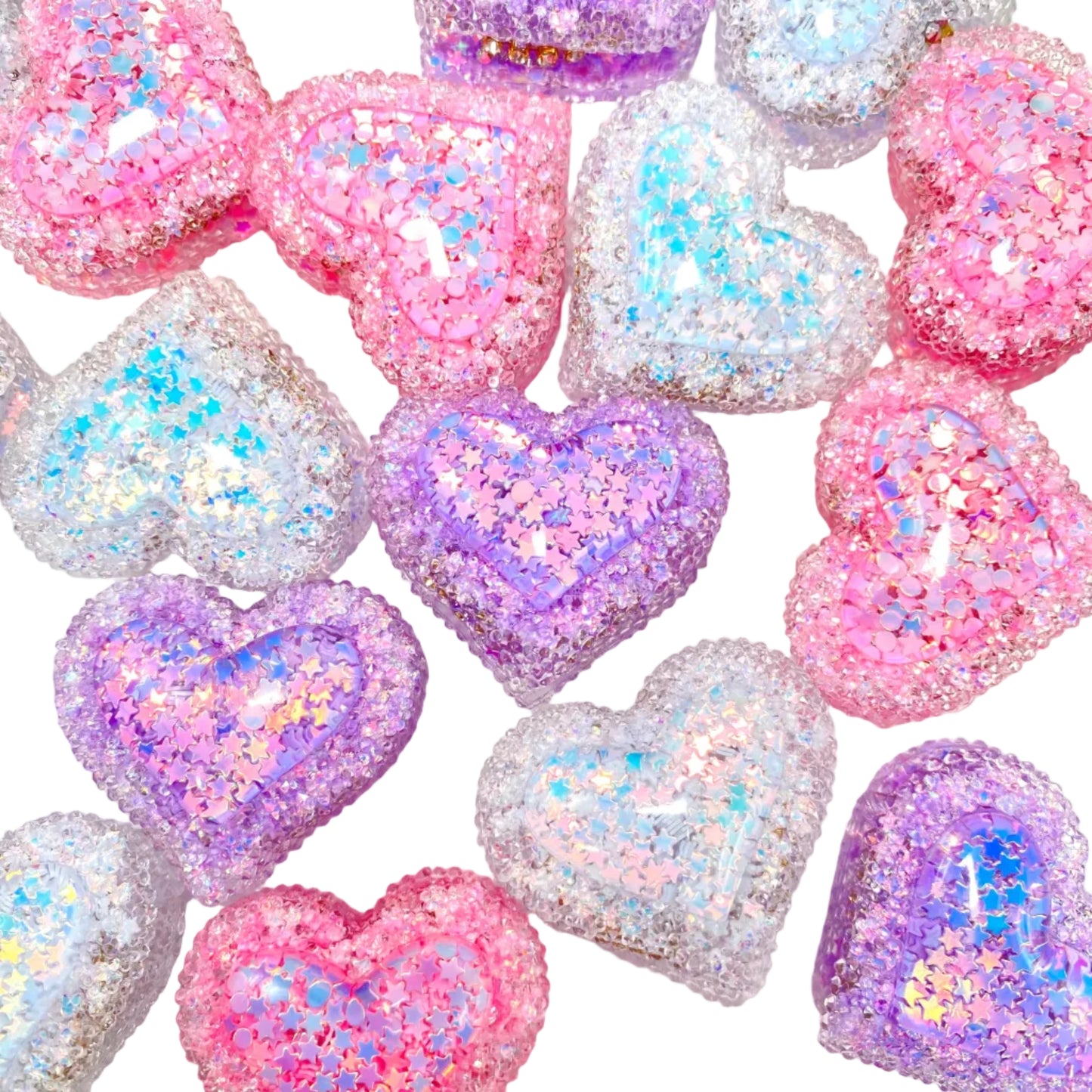 Struck by Love Fancy Beads - 2pcs