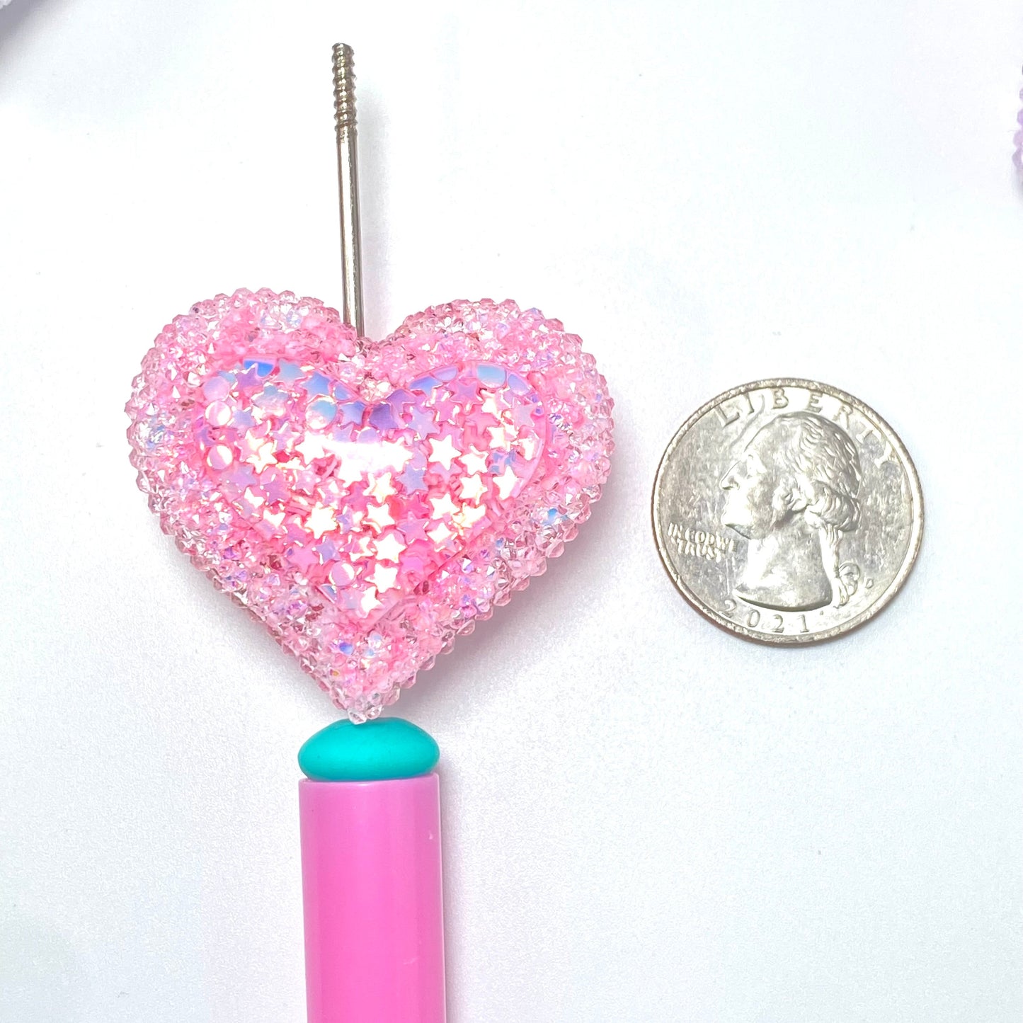 Struck by Love Fancy Beads - 2pcs