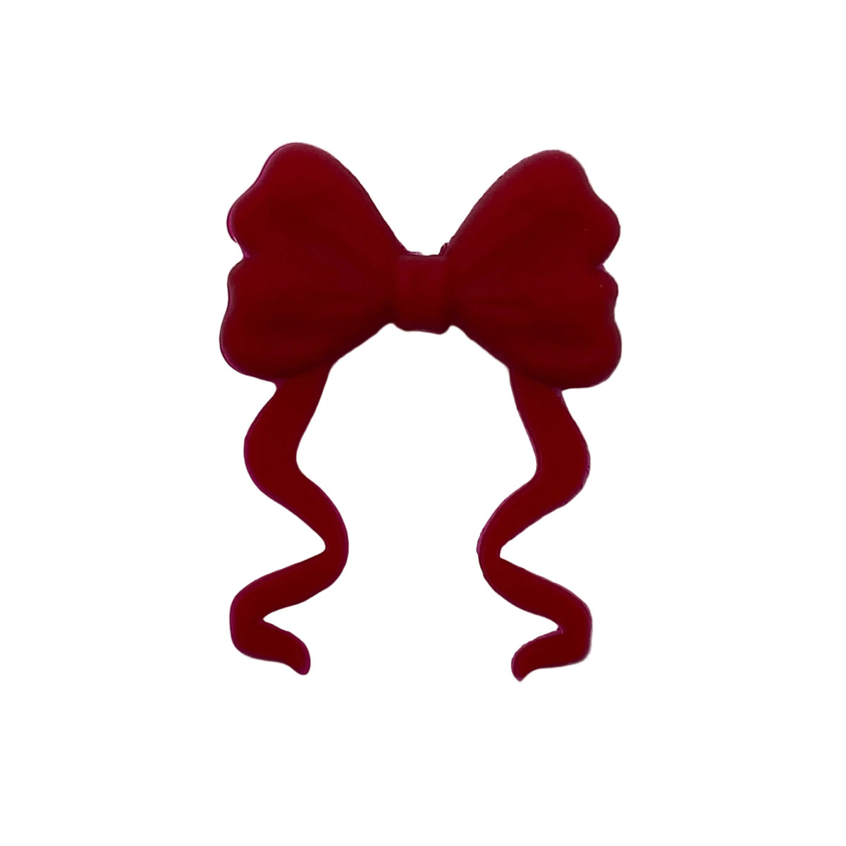 Pretty in Every Shade 3D Bow Silicone Focal Beads