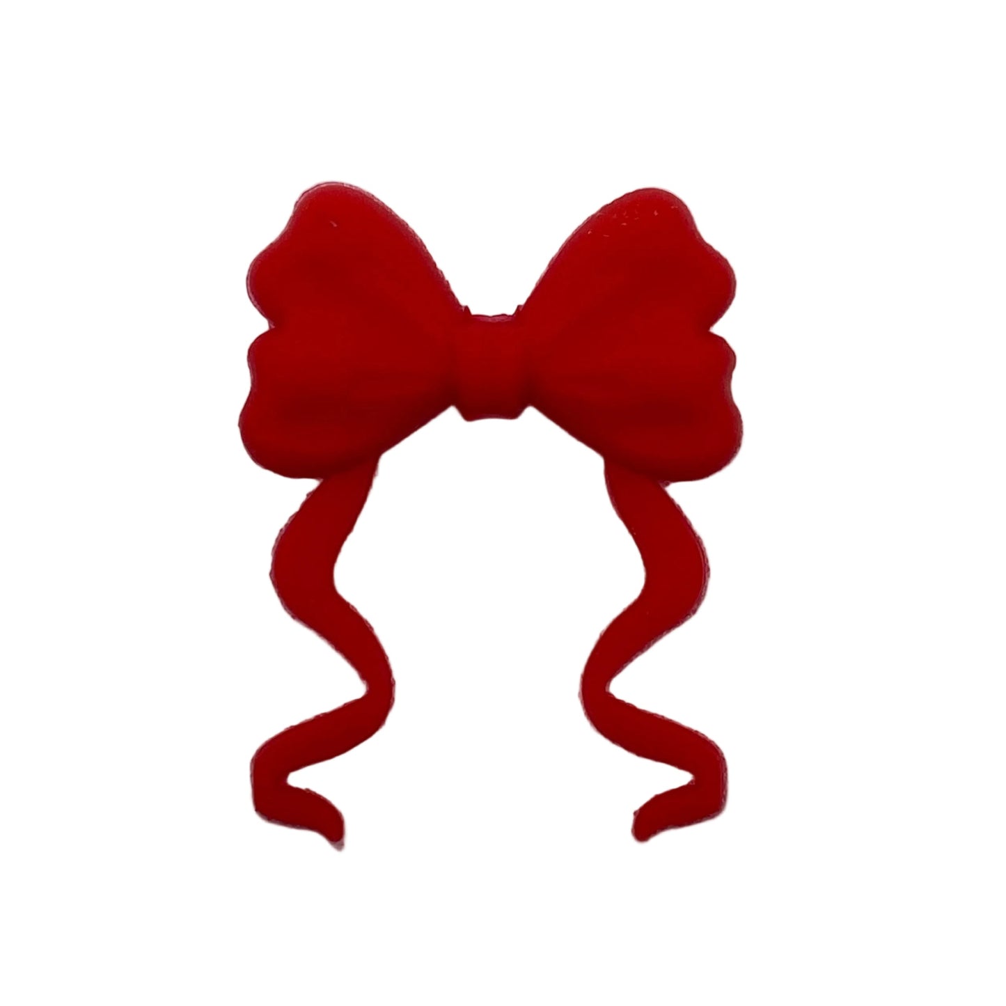 Pretty in Every Shade 3D Bow Silicone Focal Beads