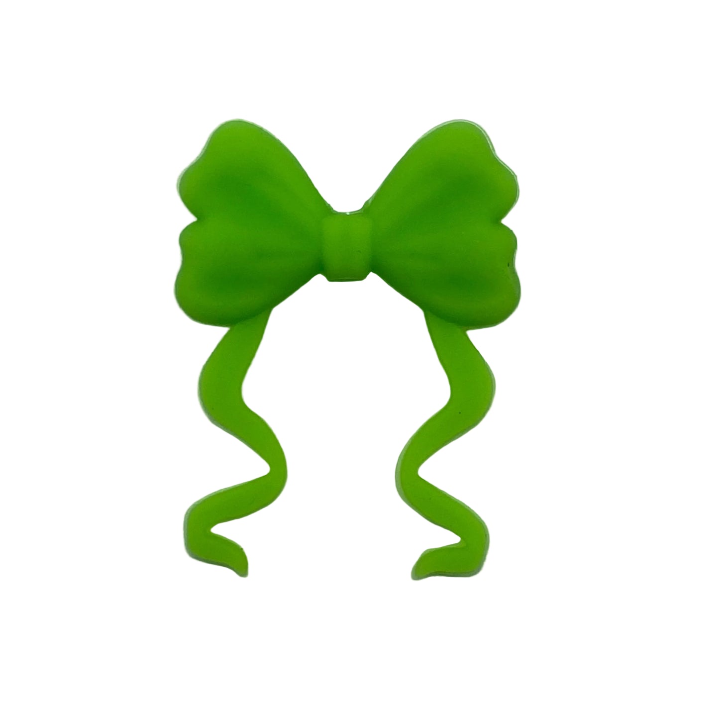 Pretty in Every Shade 3D Bow Silicone Focal Beads