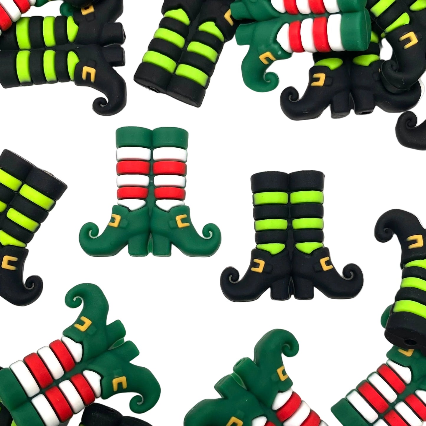 Elf Shoe Magic Silicone Focal Beads