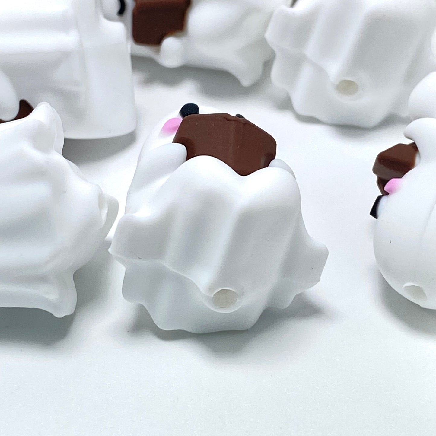 Read Now, Haunt Later 3D Silicone Focal Beads